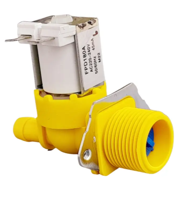 Single Water Inlet Valve Compatible for Whirlpool Top Load Washing Machine (Yellow Colour)