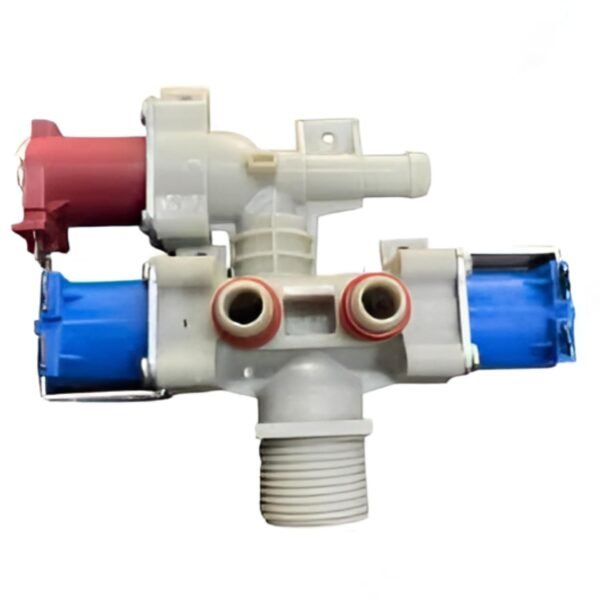 JASDONE 3 Way Inlet Valve | Feed Valve Suitable and Compatible with LG Fully Automatic Washing Machine 12 Volt DC (Match & Buy)