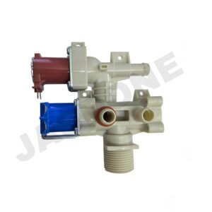 JASDONE ® 2 Way Inlet Valve Suitable Compatible With LG Top Load Washing Machine (Red/Blue) DC