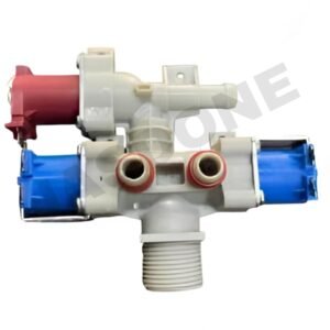 JASDONE 3 Way Inlet Valve | Feed Valve Suitable and Compatible with LG Fully Automatic Washing Machine 12 Volt DC (Match & Buy)