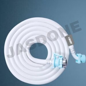 JASDONE 4 Meter Flexible PVC Washing Machine Water Inlet/Inflow Hose Pipe with 2 Type Tap Adapters/Connectors for Front & Top Load Fully Automatic Washing Machines (4 meter)