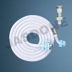 JASDONE ® 1.5 Washing machine Inlet pipe inlet flow hose pipe with regular Tapdaptor compatible with ALL BRANDFront & Top Load Fully Automatic Washing Machines (1.5 mtr (1 Adapter)