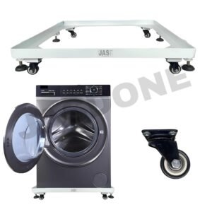 JASDONE® Heavy Duty Stands 24" x 23" inches / Front Load Washing Machine / Compatible with BOSCH 6.5kg, 7kg, 7.5kg, 8kg, 8.5kg / SAMSUNG 8kg, 9kg, 10kg / LG 8kg to 10kg JASDONE Grip Stand & Trolley / Compatible with BOSCH Washing Machine Stand Trolley