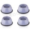 JASDONE ® Washing Machine Stand, Furniture Base Stand Fridge/washing machine for Single Door and Double Door Vibration pad (Pack of 4) (Grey)