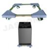 JASDONE ® Top Load Washing Machine Stand | Premium Heavy Duty Metal Semi Automatic Adjustable stand trolley Suitable and Compatible with all brands (Stainless Steel)