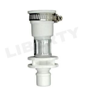 Fully Automatic Washing Machine Tap Adapter - Durable Water Pipe Connector, Easy Install - White