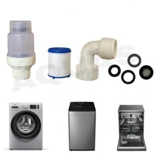 AQUAS SCIENCE ™ Original JAS4 Water Softener for TOP LOAD/FRONT LOAD Washing Machine water Softener Filter